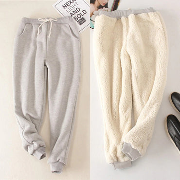 Pantalon deportivo mujer con corderito