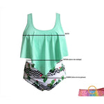 Bikinis Mayas Tiro Alto 2 Piezas Diseño Unico Talles Grandes