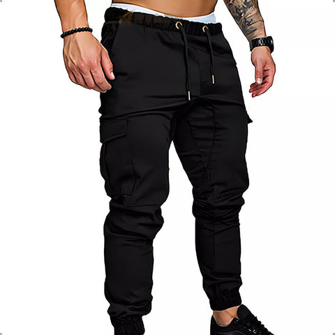 Pantalon Cargo Hombre Con Puño