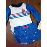 Conjunto Short Y Remera Baño Niño  Cat &jack Upf 50