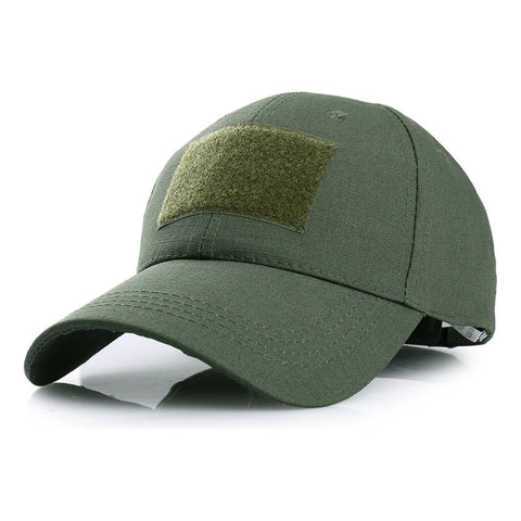 Gorra Visera Con Parche Camuflado