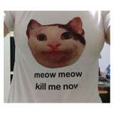 Remera Camiseta Dama Meme Gatito Entreg 24 Hs!