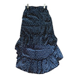 Pollera Dama Gasa Excelente Puntitos Calidad Talle Grande