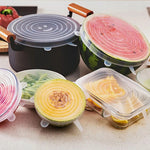 Tapa Silicona Elastica Ajustable Reutilizable Alimento X6