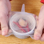 Tapa Silicona Elastica Ajustable Reutilizable Alimento X6