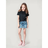 Pollera Jean Nilña Verano Mini Cat & Jack + Remera