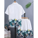 Conjunto Casual Hombre Short Y Camisa Hawai