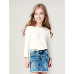 Pollera Jean Nilña Verano Mini Cat & Jack + Remera
