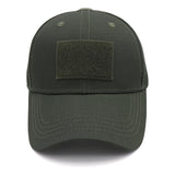 Gorra Visera Con Parche Camuflado