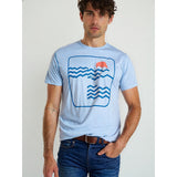 Remera Hombre Manga Corta Goodiellow Ola Y Sol
