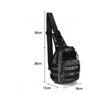 Mochila Bolso Táctica Cruzada Genérica Para Adultos