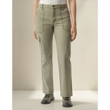 Pantalón Dama Bas Outdoor Cargo Jean Palazzo Denim