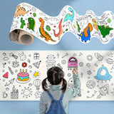 Rollo De Papel Para Colorear Niños 90 Cm X2
