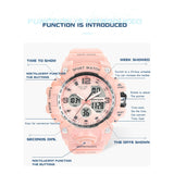 Reloj Sanda Deportivo Multifunción Reloj De Pulsera Digital