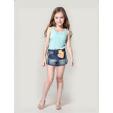Conjunto Niña Short Jean + Remera Musculosa Divino!!