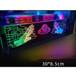 Coolmoon-placa De Luz Rgb, Fuente De Alimentación Gamer Pc