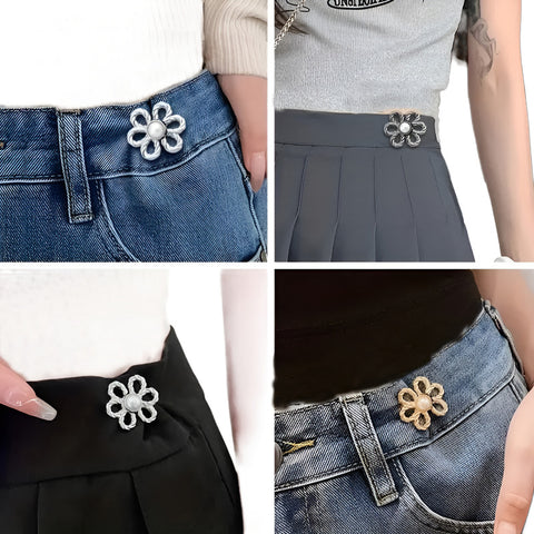 Broche Ajustable Cintura Pantalón Camisas 3 Pares