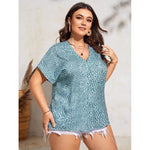 Camisa Remera Dama Talle Grande Plus Size Animal Print