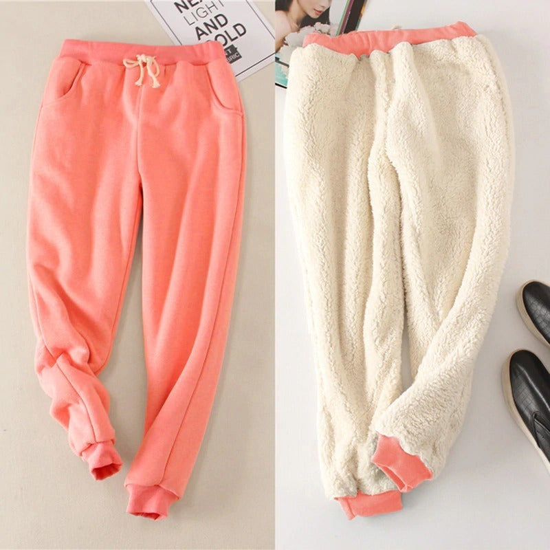 Pantalon deportivo mujer con corderito