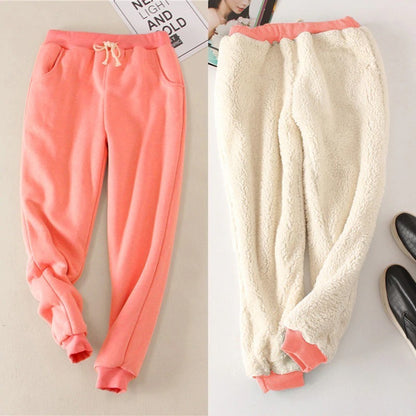 Pantalon deportivo mujer con corderito