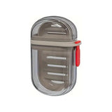 Jabonera  Portátil Con Tapa - Diseño Sellado Y Drenable