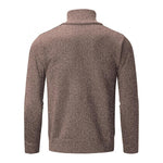 Buzo Hilo Hombre Marron Con Bolsillo