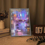 Cuadro De Foto Con Luz Led Cartel Luminoso 5 Volt 3 Colores