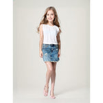 Pollera Jean Nilña Verano Mini Cat & Jack + Remera