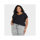 Remera Dama Excelente Calidad Talle Grande Plus Size Negro