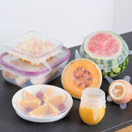 Tapa Silicona Elastica Ajustable Reutilizable Alimento X6