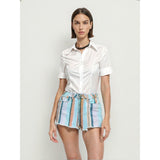 Short Dama Jean Rayado  Unico Wild Fable