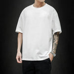 Remera Oversize Hombre Manga Corta Oversize Liso