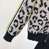 Conjunto Pantalon Y Campera Hilo Animal Print Divino Dama