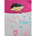 Set Conjunto Calza Leggins Con Remera Blusa Isqueeze