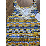 Vestido Stella Gringer Casual Corto Sin Mangas Bordado