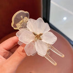 Broche Pinza Para El Pelo Moño Mujer Flor