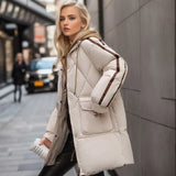 Campera Dama Parka Inflada Plumon