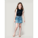 Pollera Jean Nilña Verano Mini Cat & Jack + Remera