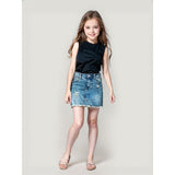 Pollera Jean Nilña Verano Mini Cat & Jack + Remera
