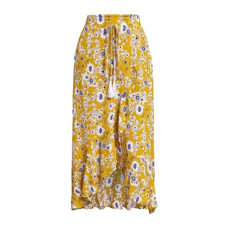 Pollera larga Flores