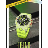 Reloj Hombre Stryve Deportivo Con Cronometro Fluo