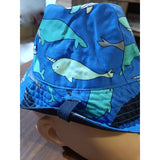 Capelina Sombrero Bebe Excelente Calidad Ballenas Reversible