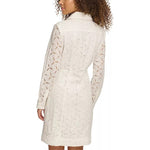 Vestido Dama Kensie Camisero Manga Larga Broderie