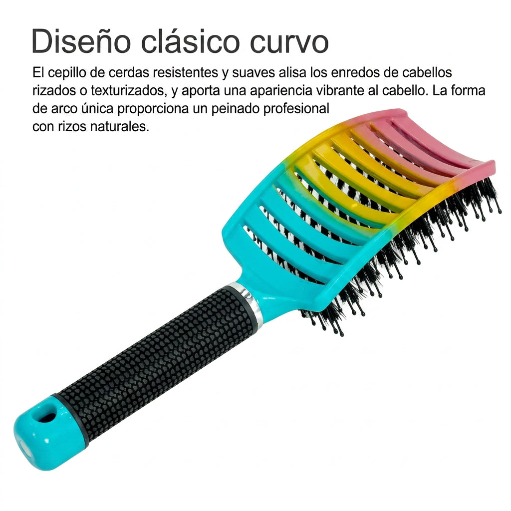 Detangling Hair Brush Women Bristle&Nylon Scalp Massage Comb Anti Static Wet Curly Hair Comb Hairdressing Combs Styling Tools