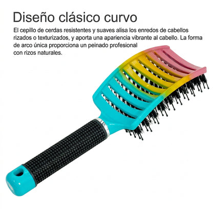 Detangling Hair Brush Women Bristle&Nylon Scalp Massage Comb Anti Static Wet Curly Hair Comb Hairdressing Combs Styling Tools