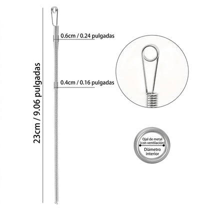 Enhebrador Flexible De Cintura Herramienta De Costura Hogar