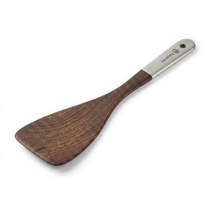 Espátula de Madera Ébano Antiadherentes. Resistente al calor, ideal para saltear