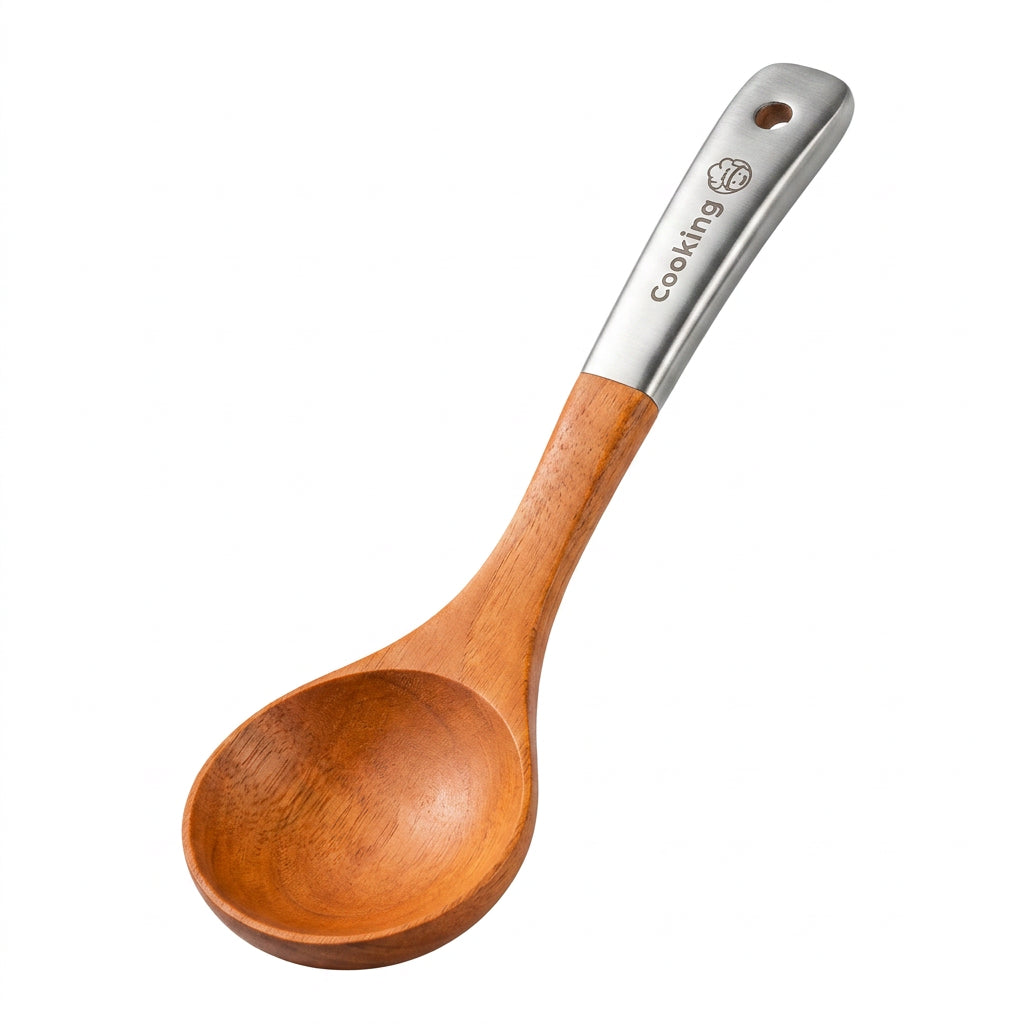 Espátula de Madera Ébano Antiadherentes. Resistente al calor, ideal para saltear