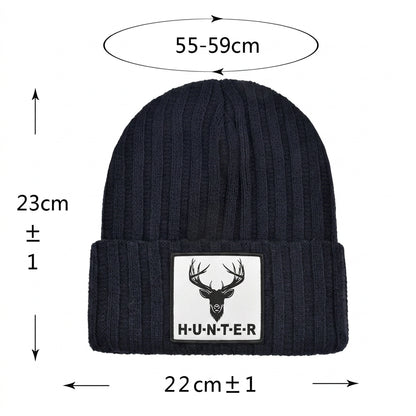 Gorro Beanie SM Tejido Con Parche Urbano
