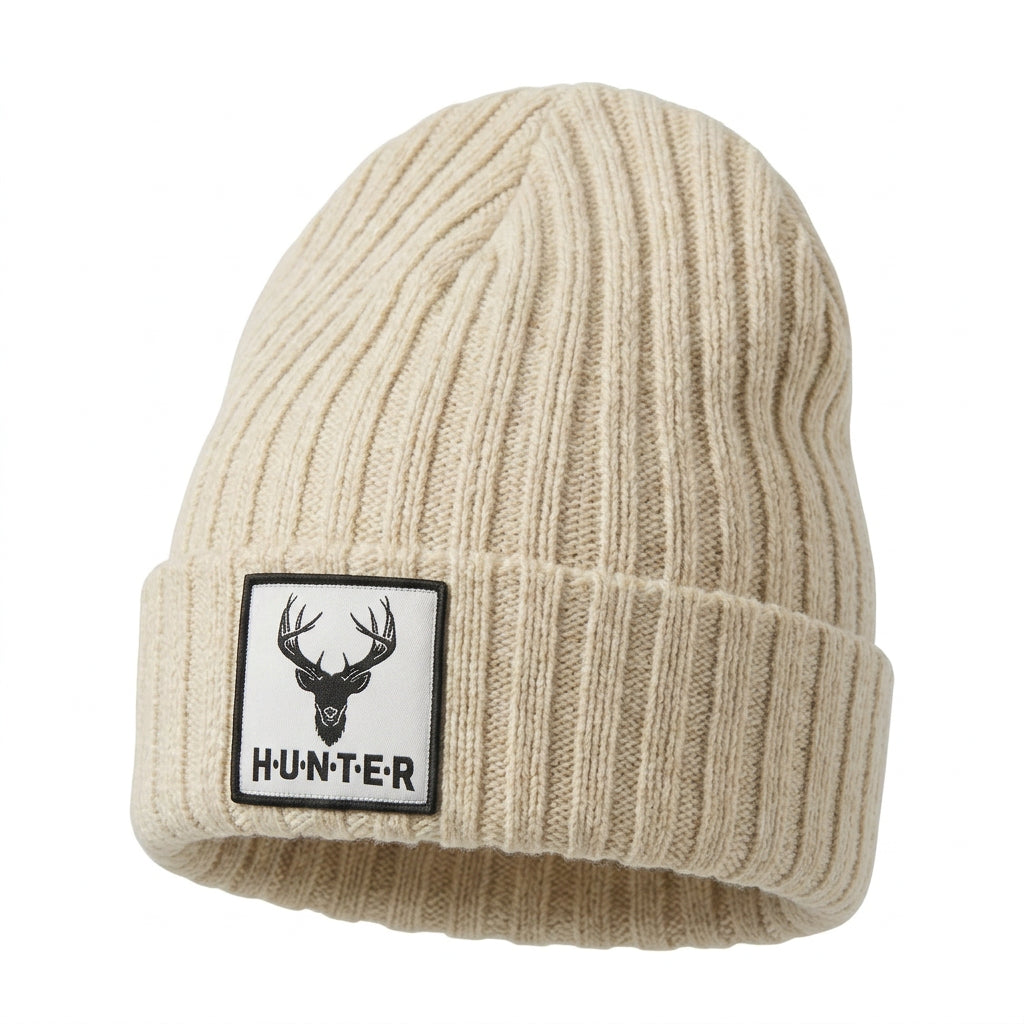 Gorro Beanie SM Tejido Con Parche Urbano